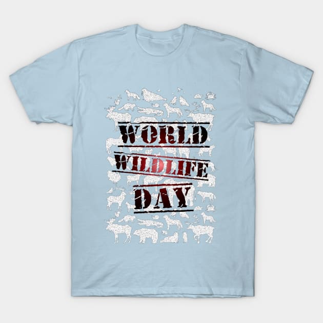 World wildlife day T-Shirt by Mic jr